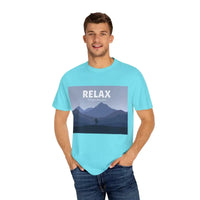 Turquoise Mountain Scene Relax T Shirt for Ultimate Comfort - Ocean State Styles