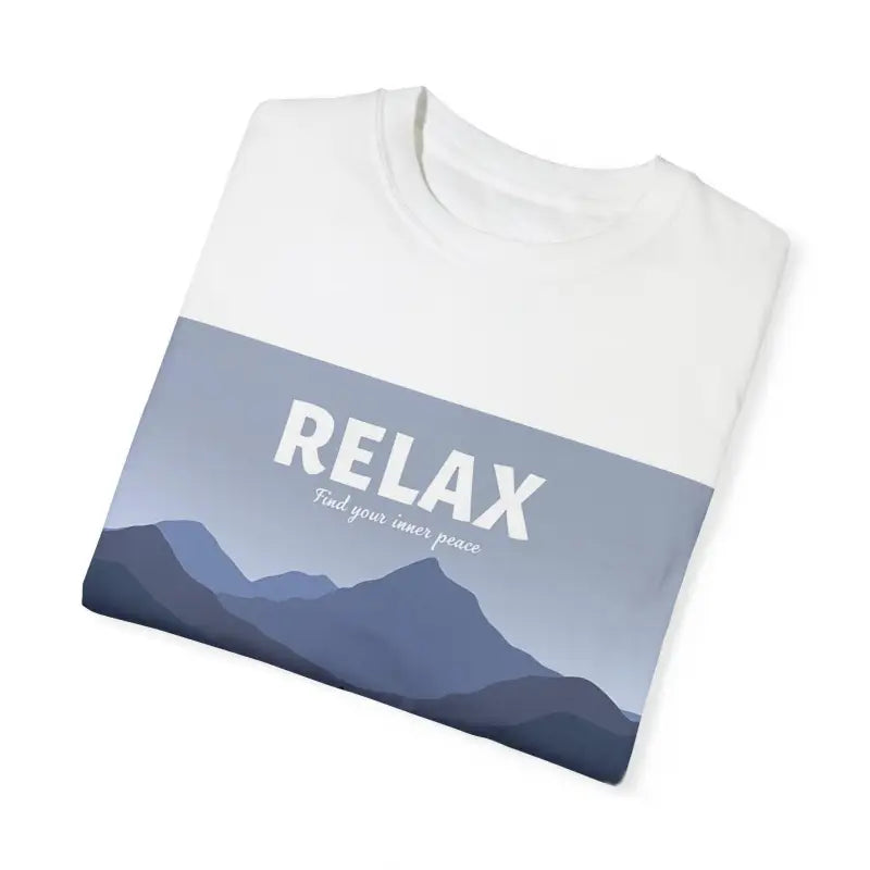 Turquoise Mountain Scene Relax T Shirt for Ultimate Comfort - Ocean State Styles