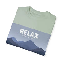 Turquoise Mountain Scene Relax T Shirt for Ultimate Comfort - Ocean State Styles