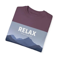 Turquoise Mountain Scene Relax T Shirt for Ultimate Comfort - Ocean State Styles