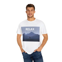 Turquoise Mountain Scene Relax T Shirt for Ultimate Comfort - Ocean State Styles