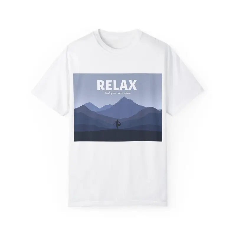 Turquoise Mountain Scene Relax T Shirt for Ultimate Comfort - Ocean State Styles