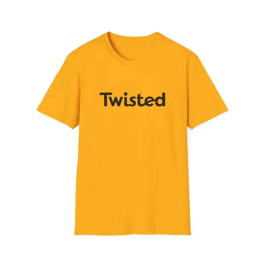 Twisted Unisex T Shirt Olive Green and Yellow Style - Ocean State Styles