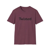 Twisted Unisex T Shirt Olive Green and Yellow Style - Ocean State Styles