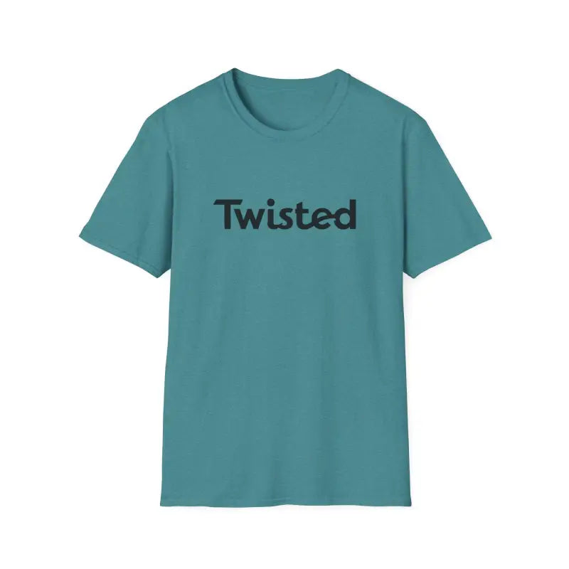 Twisted Unisex T Shirt Olive Green and Yellow Style - Ocean State Styles