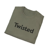 Twisted Unisex T Shirt Olive Green and Yellow Style - Ocean State Styles