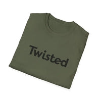 Twisted Unisex T Shirt Olive Green and Yellow Style - Ocean State Styles