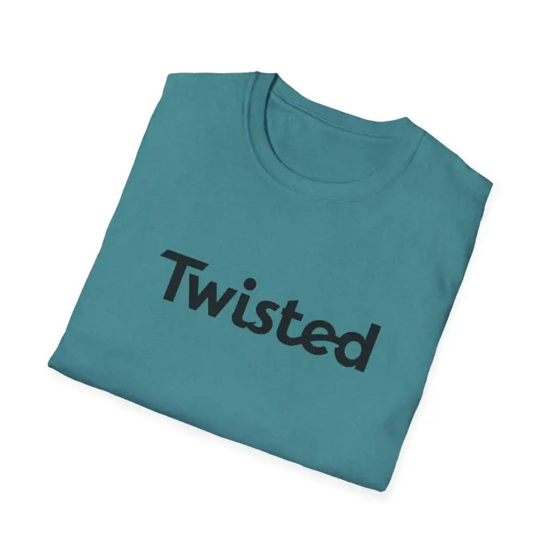 Twisted Unisex T Shirt Olive Green and Yellow Style - Ocean State Styles