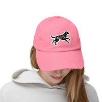 Unisex Black Lab Distressed Baseball Cap for Dog Lovers - Ocean State Styles