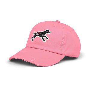Unisex Black Lab Distressed Baseball Cap for Dog Lovers - Ocean State Styles