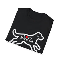 Unisex Black Lab Graphic T-Shirt for Dog Lovers Comfort - Ocean State Styles