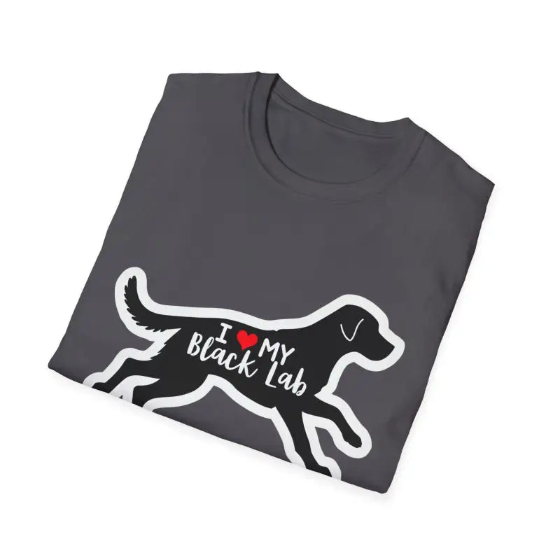 Unisex Black Lab Graphic T-Shirt for Dog Lovers Comfort - Ocean State Styles