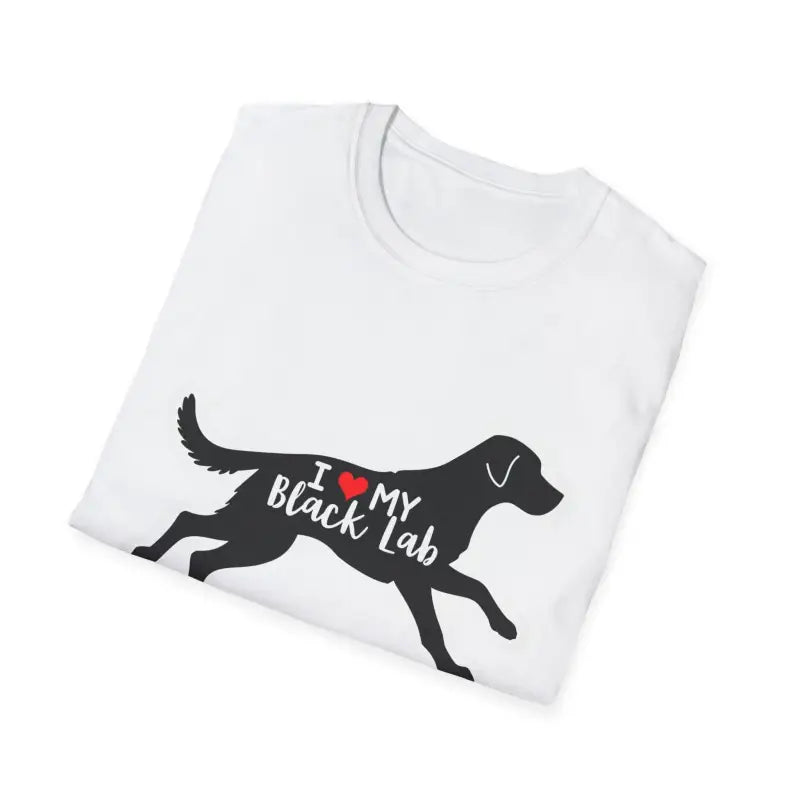 Unisex Black Lab Graphic T-Shirt for Dog Lovers Comfort - Ocean State Styles