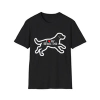 Unisex Black Lab Graphic T-Shirt for Dog Lovers Comfort - Ocean State Styles