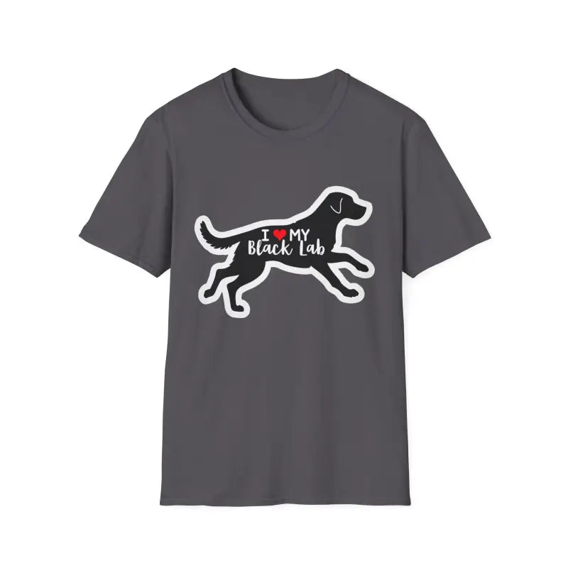 Unisex Black Lab Graphic T-Shirt for Dog Lovers Comfort - Ocean State Styles