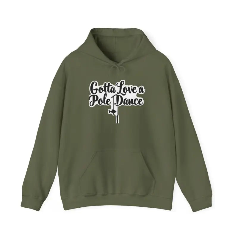 Unisex Fishing Pole Dance Hooded Sweatshirt for Ultimate Comfort - Ocean State Styles