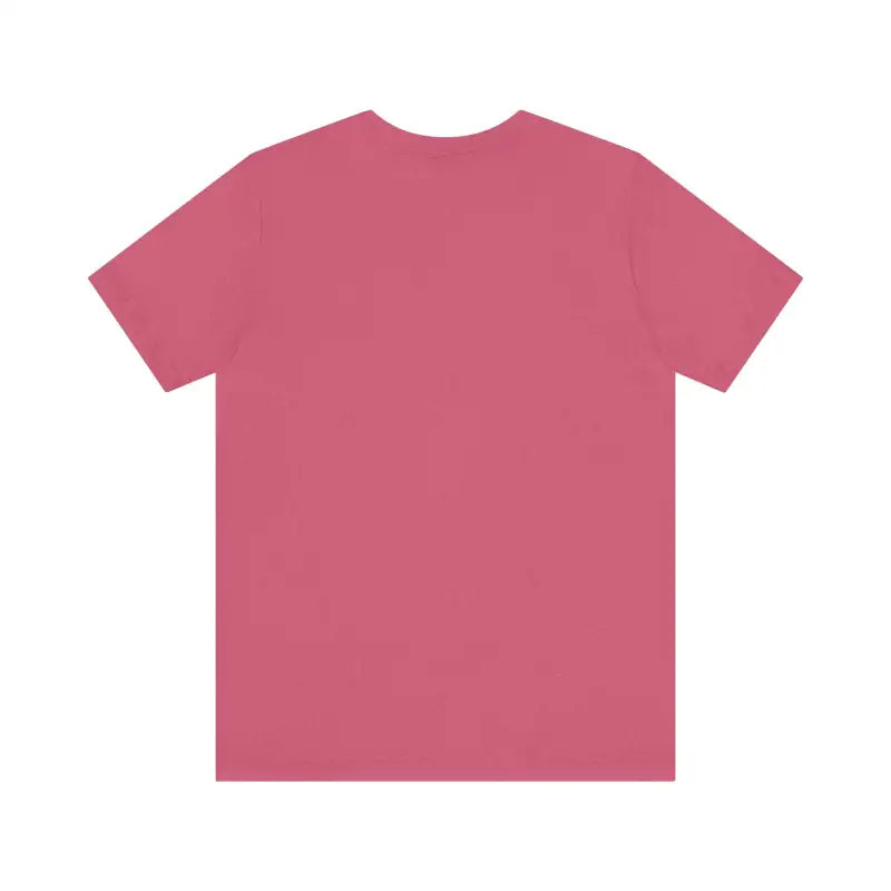 Rose-colored Unisex Funny Coffee and Chickens Tee displayed in Various Colors