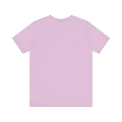 Lavender Unisex Funny Coffee and Chickens Tee displayed in various colors