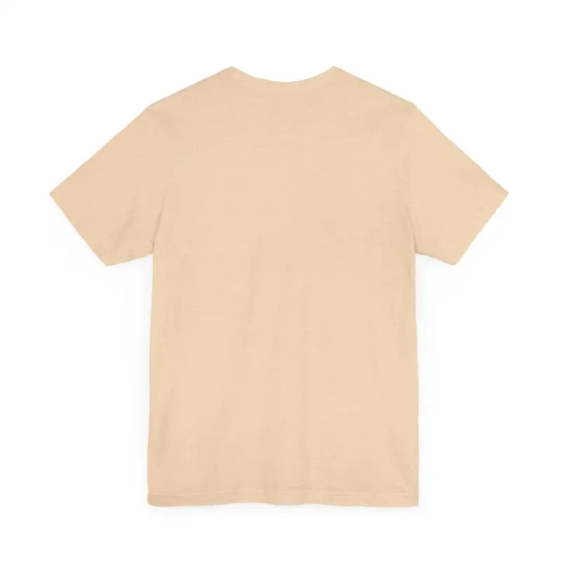 Beige short-sleeve Unisex Funny Coffee and Chickens Tee displayed among various colors