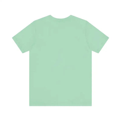 Mint green Unisex Funny Coffee and Chickens Tee showcasing vibrant color options