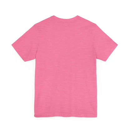 Pink short-sleeved Unisex Funny Coffee and Chickens Tee displayed among various colors