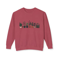 Unisex Lightweight Crewneck Sweatshirt with Potted Plant Design - Ocean State Styles