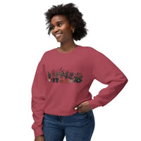 Unisex Lightweight Crewneck Sweatshirt with Potted Plant Design - Ocean State Styles