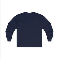 Unisex Long Sleeve Skiing Shirt White Powder My Favorite Drug Light Blue Gray and White - Ocean State Styles