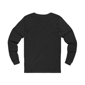 Black long-sleeved T-shirt for travel, adventure, and nature lovers