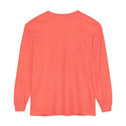 Coral long-sleeved Unisex Sailboat Graphic Long Sleeve Shirt for casual style