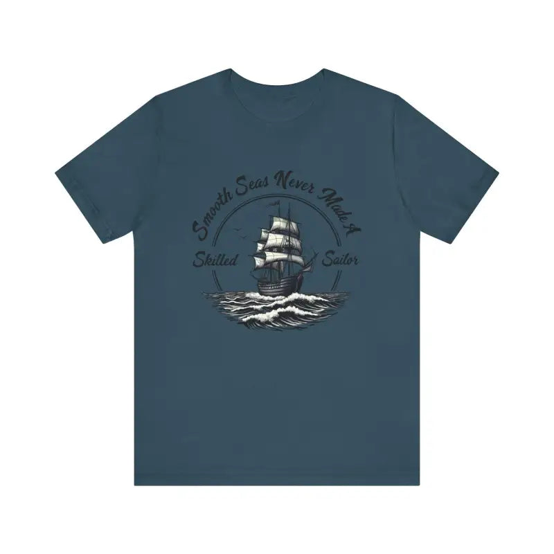 Unisex Sailor Tee with Ship Graphic for Casual Summer Style in Multiple Colors - Ocean State Styles