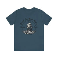 Unisex Sailor Tee with Ship Graphic for Casual Summer Style in Multiple Colors - Ocean State Styles
