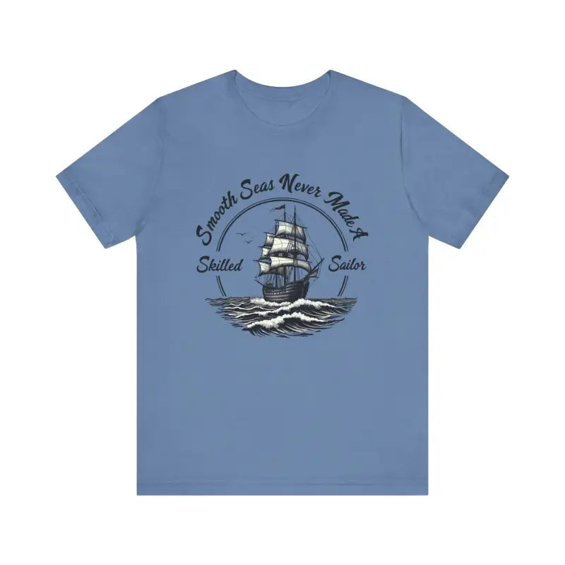 Unisex Sailor Tee with Ship Graphic for Casual Summer Style in Multiple Colors - Ocean State Styles