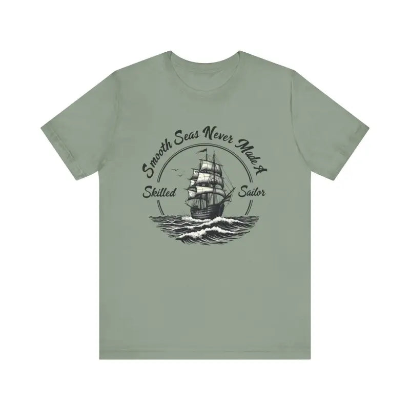 Unisex Sailor Tee with Ship Graphic for Casual Summer Style in Multiple Colors - Ocean State Styles
