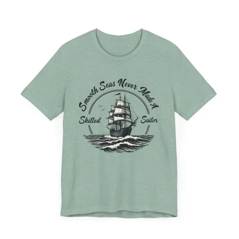 Unisex Sailor Tee with Ship Graphic for Casual Summer Style in Multiple Colors - Ocean State Styles