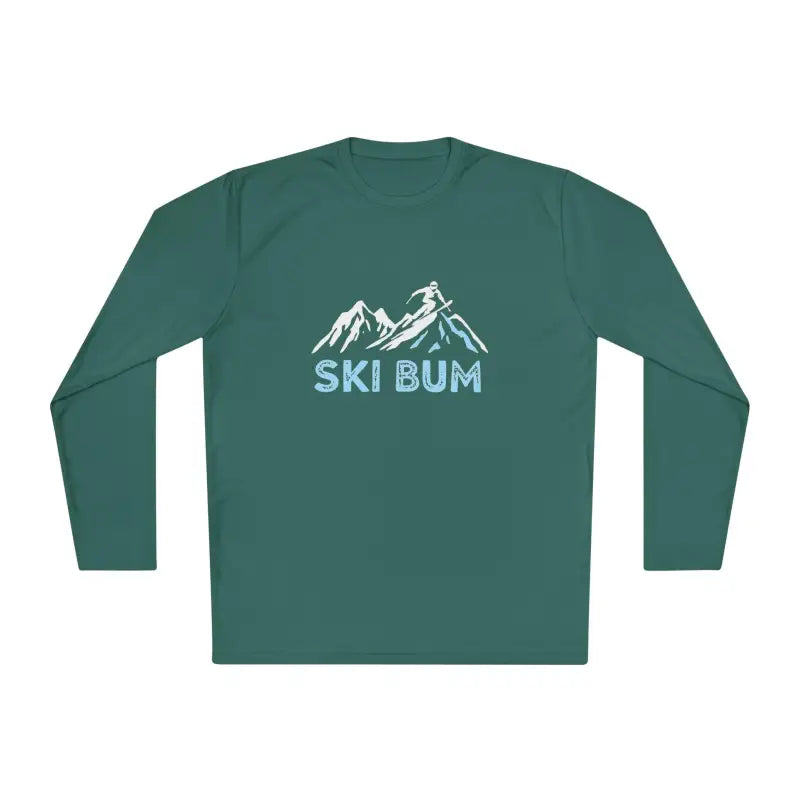 Unisex Ski Bum Long Sleeve Tee in Moisture Wicking Sport Material - Ocean State Styles