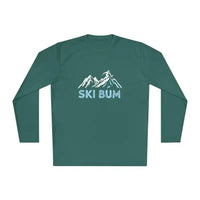 Unisex Ski Bum Long Sleeve Tee in Moisture Wicking Sport Material - Ocean State Styles