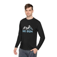 Unisex Ski Bum Long Sleeve Tee in Moisture Wicking Sport Material - Ocean State Styles
