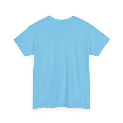 Light blue Unisex Vegan T-Shirt featuring an Avocado Graphic design