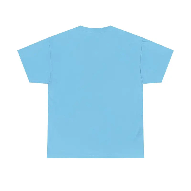 Light blue Unisex Vegan T-Shirt featuring an Avocado graphic design