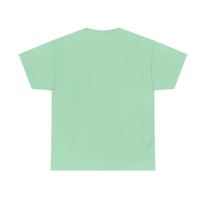 Mint green unisex vegan t-shirt featuring an avocado graphic design
