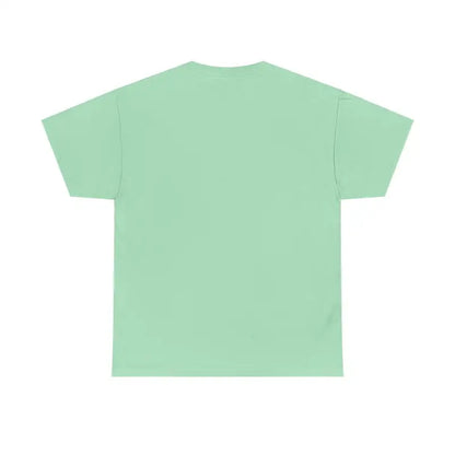 Mint green unisex vegan t-shirt featuring an avocado graphic design