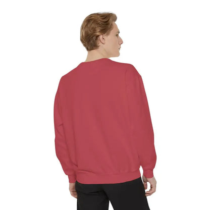 Red crewneck sweatshirt from United by the Sea Nautical America Unisex collection