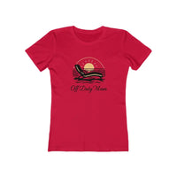 Vacation Vibes Tee for Women Off Duty Mom Design Chic - Ocean State Styles