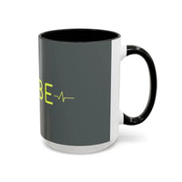 Vibe Coffee Mug with Pink and Blue Interiors Stylish Sips - Ocean State Styles