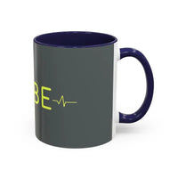 Vibe Coffee Mug with Pink and Blue Interiors Stylish Sips - Ocean State Styles