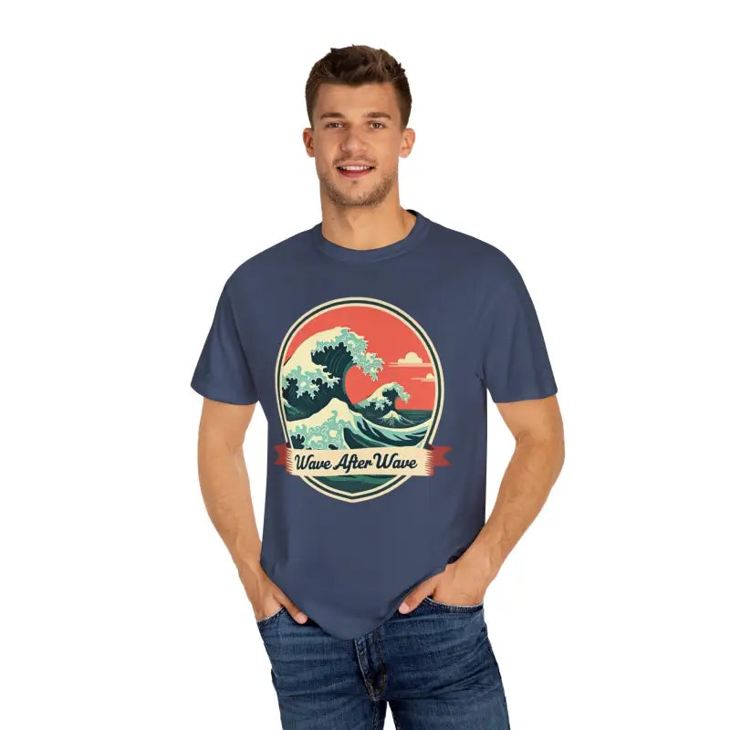Wave After Wave Unisex T Shirt Collection Rough Seas Tee - Ocean State Styles