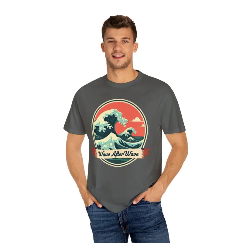 Wave After Wave Unisex T Shirt Collection Rough Seas Tee - Ocean State Styles