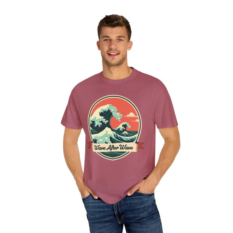 Wave After Wave Unisex T Shirt Collection Rough Seas Tee - Ocean State Styles