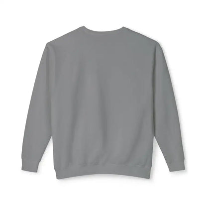 Gray crewneck sweatshirt from the White All Out of Clucks collection